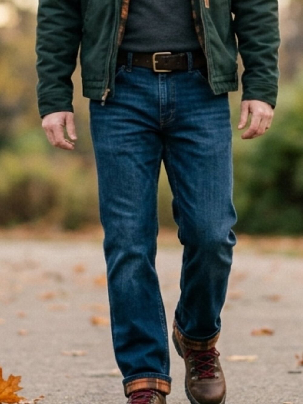 WindRiver Men's Insulated Hyper Dri Rain Blue Denim Jeans Work Pants Outdoors